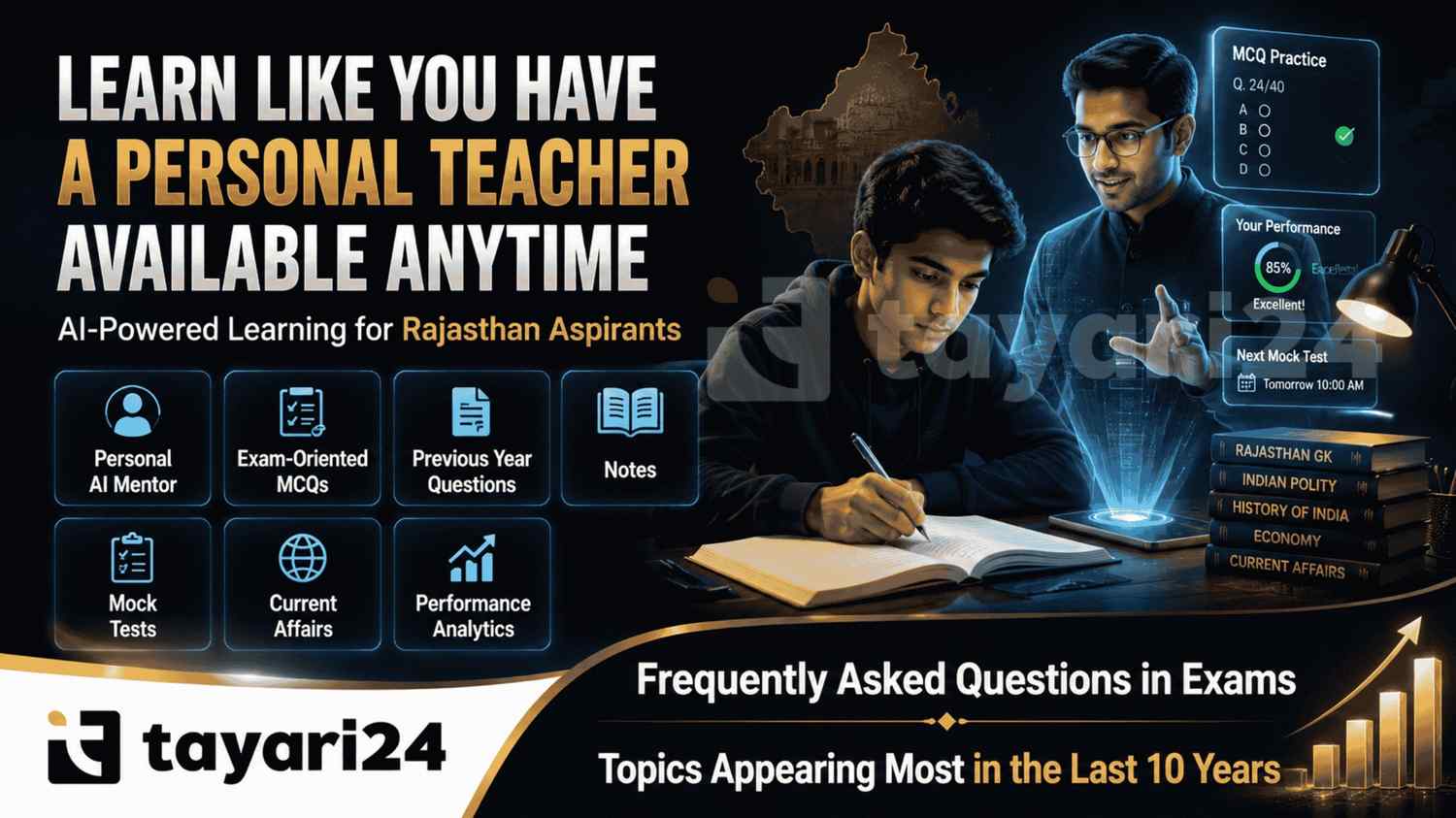 Crack Rajasthan Government Exams with Your Personal AI Mentor